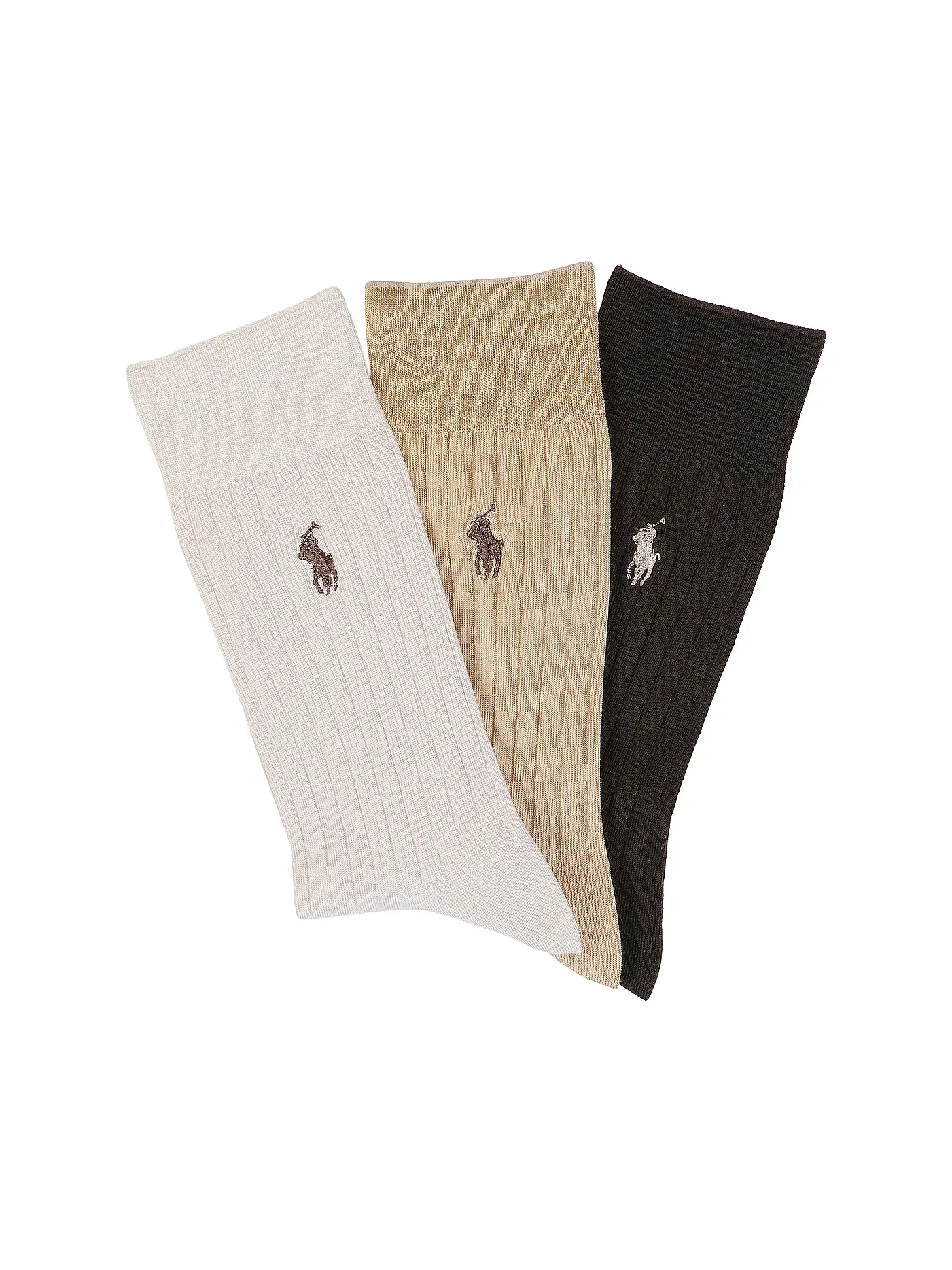 POLO RALPH LAUREN | Socken 3er Pkg. stone/borwn/camel | 